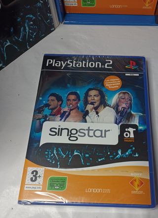 Singstar PS2 Pack BlueBBVA OT Limitado Precintado