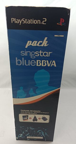 Singstar PS2 Pack BlueBBVA OT Limitado Precintado