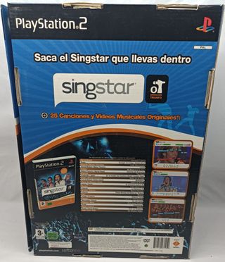 Singstar PS2 Pack BlueBBVA OT Limitado Precintado