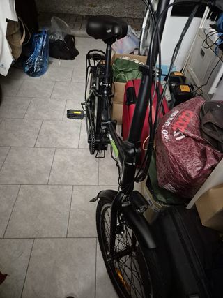 Bici Elettrica Pieghevole i-Bike Fold Green