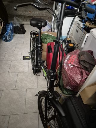 Bici Elettrica Pieghevole i-Bike Fold Green