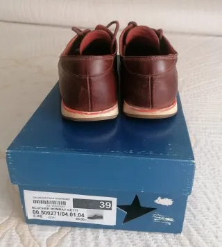 Zapatos Cetti Piel Marrones Talla 39