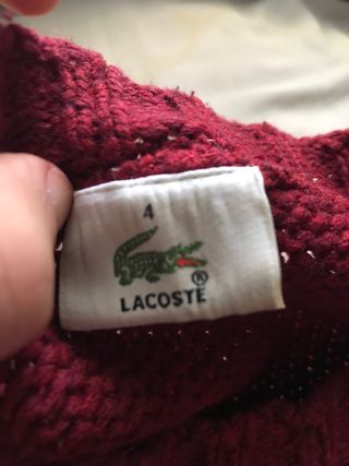 Impresionante Jersey Lacoste original talla L