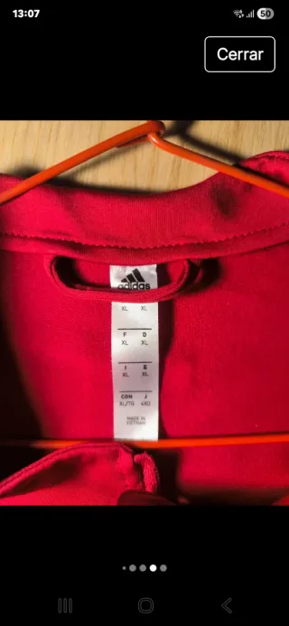 Chaqueta Adidas España Roja