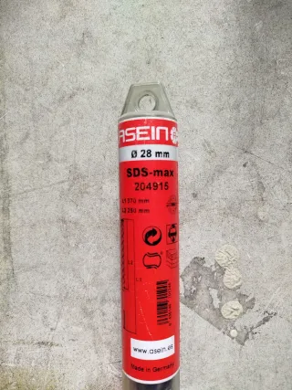 Broca SDS-MAX 28mm x 370mm x 250mm