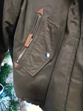 Cazadora Pull&Bear unisex verde