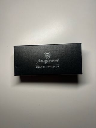 Reloj elegante Paazomu azul y plateado