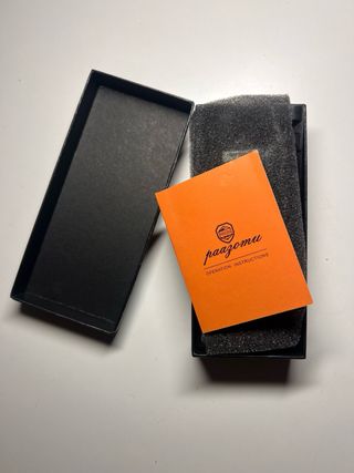 Reloj elegante Paazomu azul y plateado