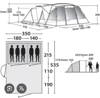 Tienda de campaña Outwell Oakland XL