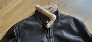 Cazadora aviador forro borreguillo