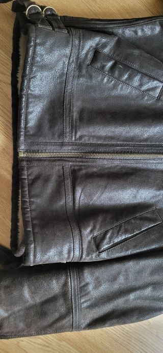 Cazadora aviador forro borreguillo