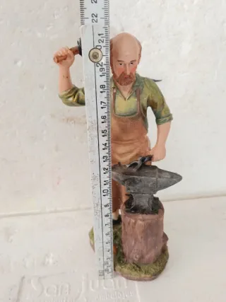 Statua pastore presepe resina cm 20