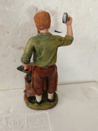 Statua pastore presepe resina cm 20