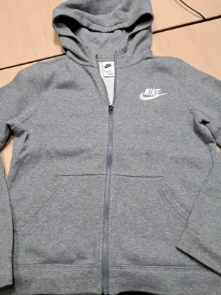 Sudadera Nike Original Niño Talla L Gris