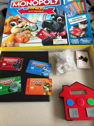 Monopoly Junior Tarjetas Bancarias Electrónicas