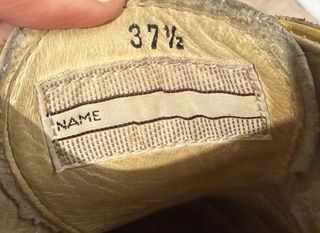 Zapatos HOGAN vintage, de charol, color mostaza