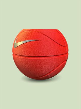 Maceta Balón Baloncesto Nike Roja