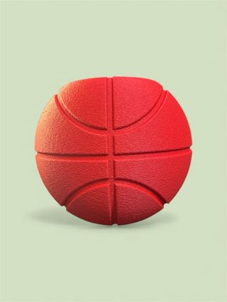 Maceta Balón Baloncesto Nike Roja