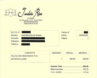 Arco de violín ALBERT KRAMLING