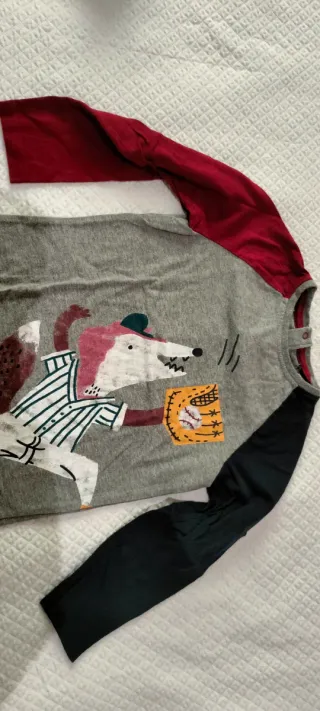 Maglietta neonato con stampa volpe