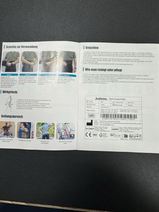 Faja Lumbar Juebao Talla S