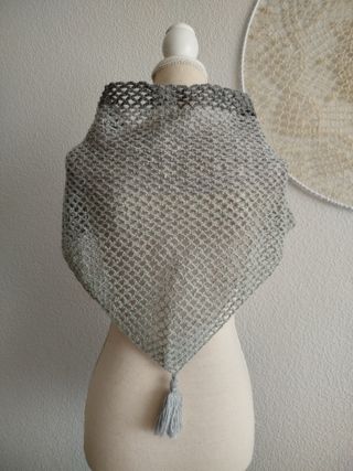 Baktus, bufanda triangular, echarpe, chal, chalina