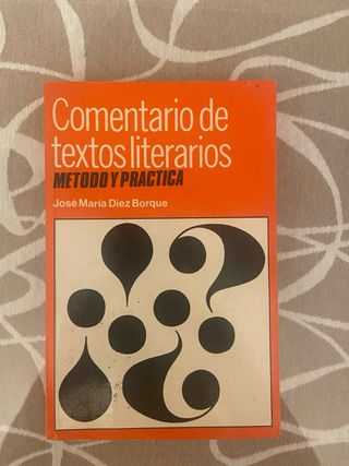 Comentario de texto literario