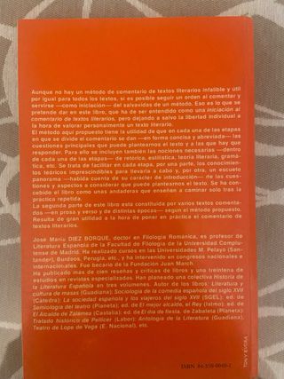 Comentario de texto literario