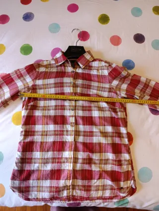 Camisa cuadros Tommy Hilfiger mujer Talla S