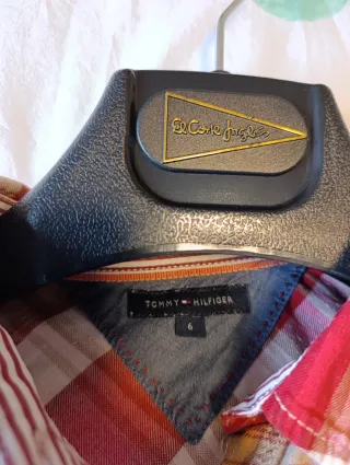 Camisa cuadros Tommy Hilfiger mujer Talla S