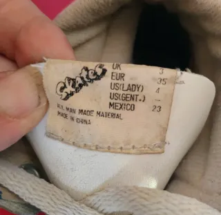 Patines bota n° 35 de 4 ruedas, vintage