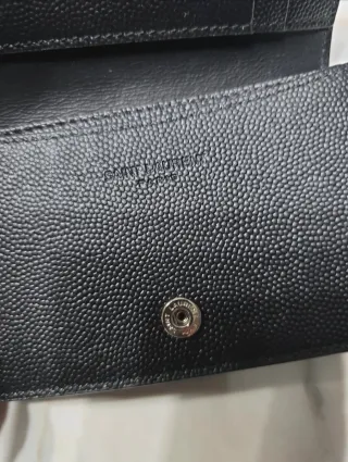 Portacarte Saint Laurent nero