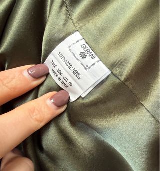 cappotto da uomo Gerani lana grigio vintage trench