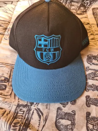 Gorra FC Barcelona Negra y Azul