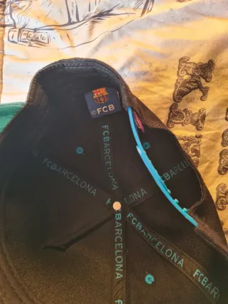 Gorra FC Barcelona Negra y Azul