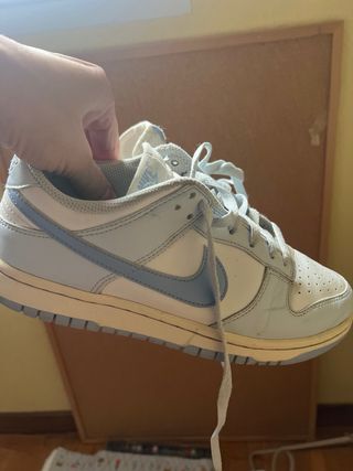 Zapatillas Nike Dunk Low Azul Blanco