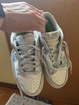 Zapatillas Nike Dunk Low Azul Blanco