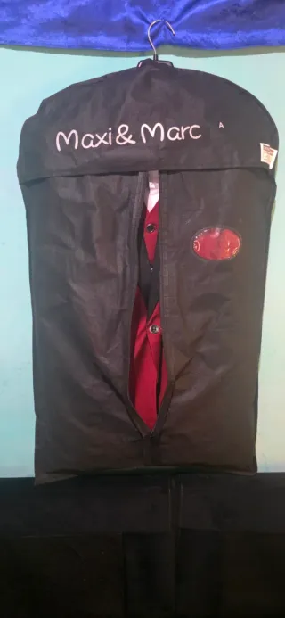 Traje de gala rojo