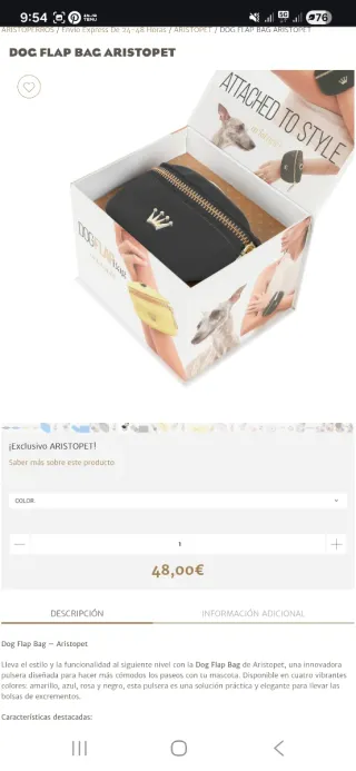 Muñequera para bolsas aristopet