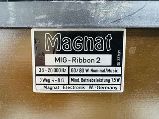Altavoces Magnat MR 2 Vintage W. Germany