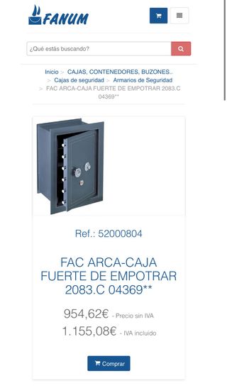 Caja Fuerte Fac. Grande