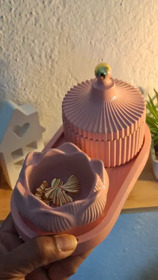 Kit Organizador Joias 3 Peças Luxo