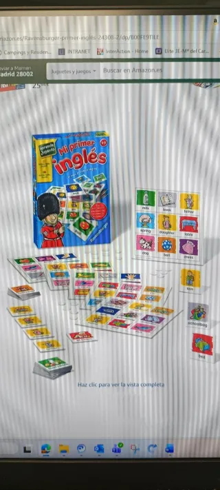 Juego Mi Primer Inglés Ravensburger 5-8 años