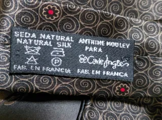 Lote 3 corbatas seda natural