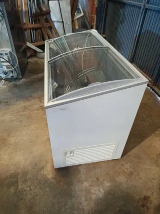 Congelador horizontal cristal