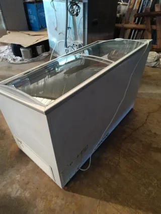 Congelador horizontal cristal