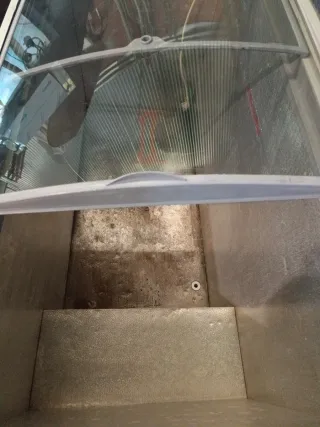 Congelador horizontal cristal