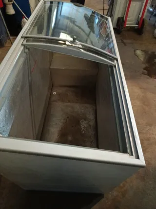 Congelador horizontal cristal