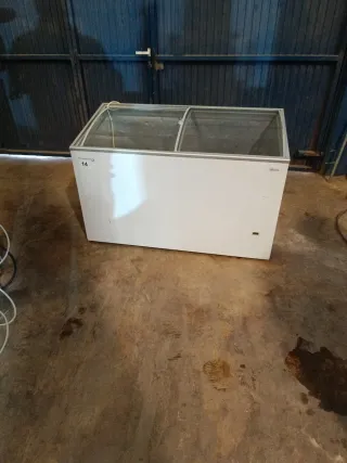 Congelador horizontal cristal