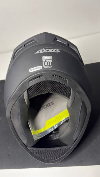 : Casco Moto Axxis Draken S V.2 Negro Mate S